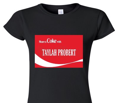 Custom Womens Soft Style 100% Cotton Black T-Shirt