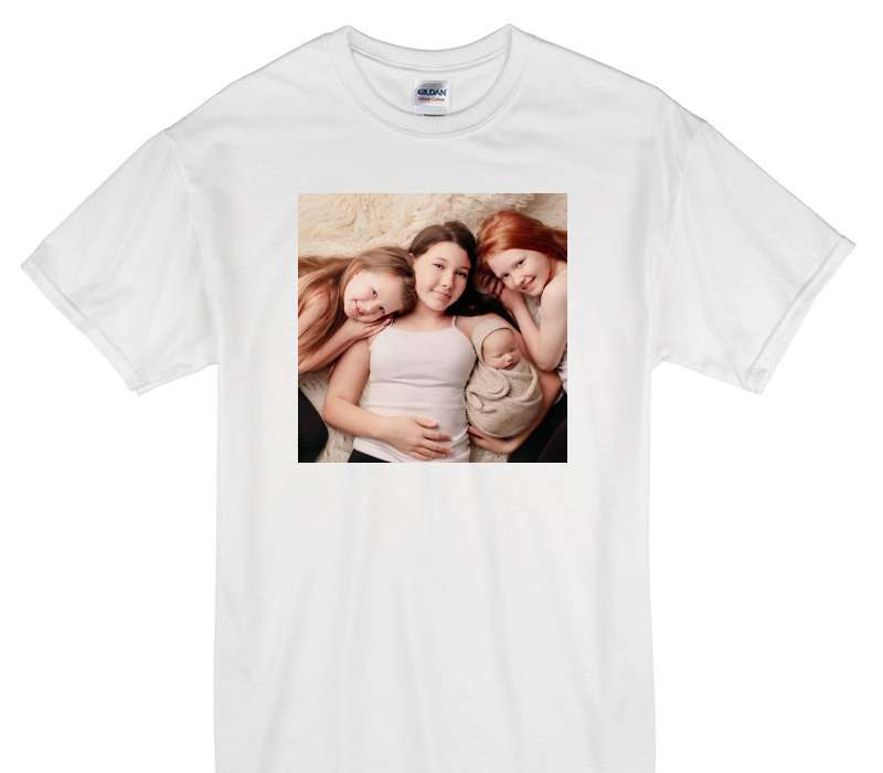 Custom Gildan 100% Cotton White T-Shirt