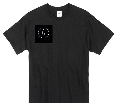Custom Gildan 100% Cotton Black T-Shirt