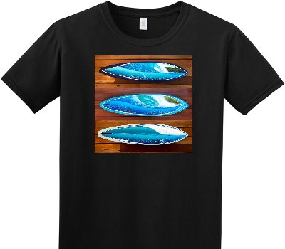 Custom Adult Soft Style 100% Cotton Black T-Shirt