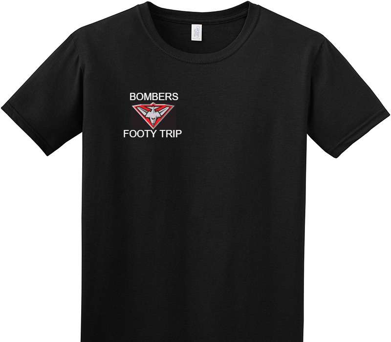 Custom Adult Soft Style 100% Cotton Black T-Shirt