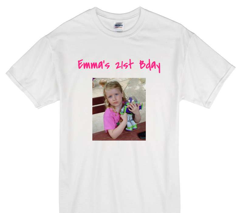 Custom Gildan 100% Cotton White T-Shirt