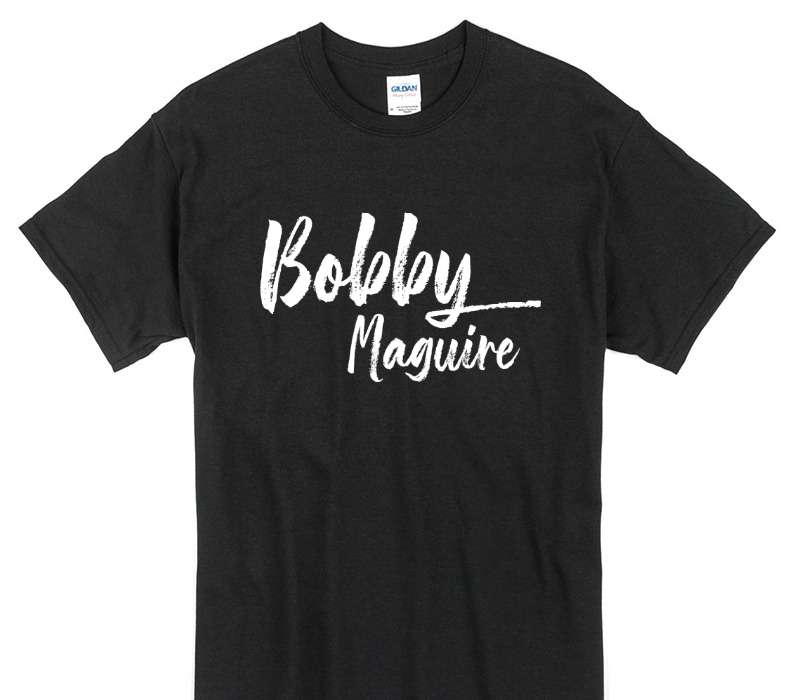 Custom Gildan 100% Cotton Black T-Shirt