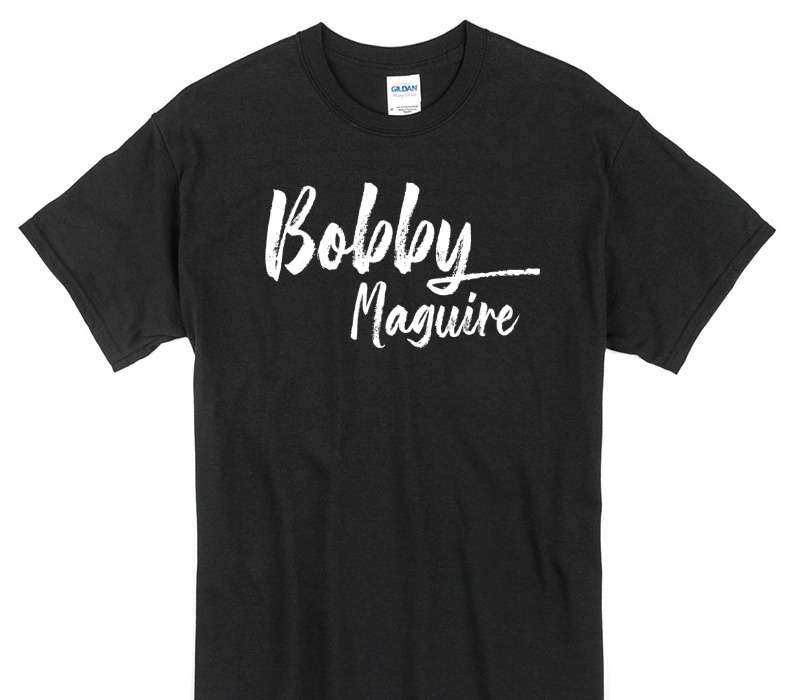 Custom Gildan 100% Cotton Black T-Shirt
