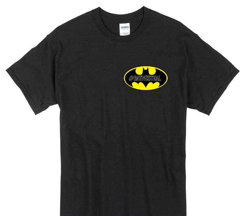 Custom Gildan 100% Cotton Black T-Shirt