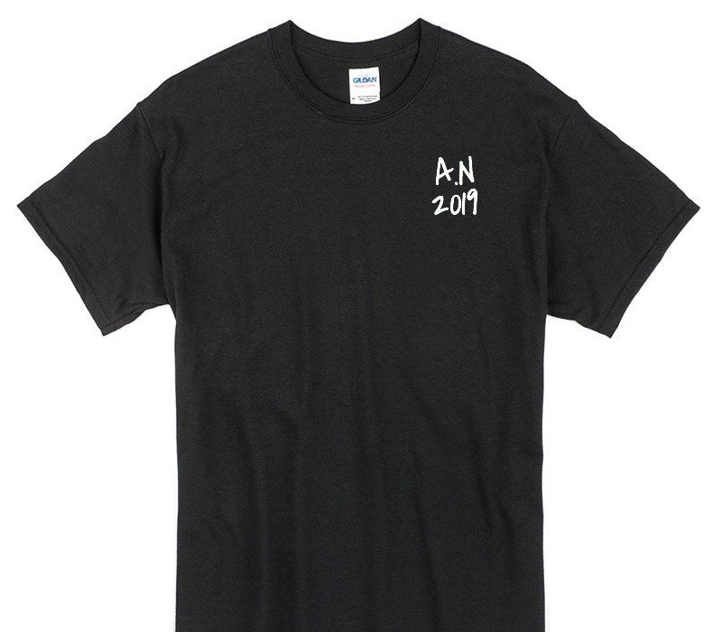 Custom Gildan 100% Cotton Black T-Shirt
