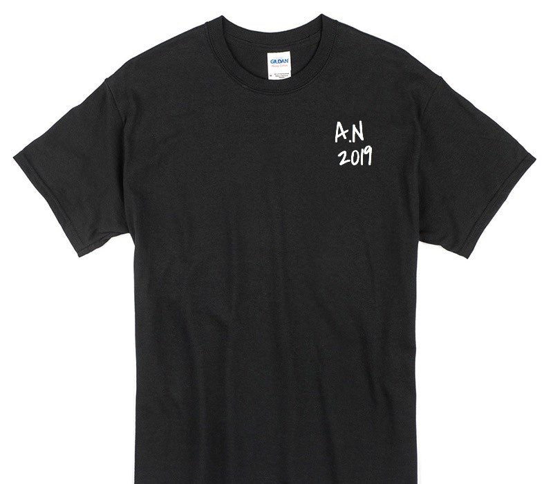 Custom Gildan 100% Cotton Black T-Shirt