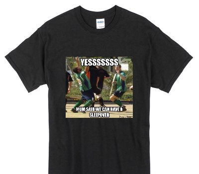 Custom Gildan 100% Cotton Black T-Shirt