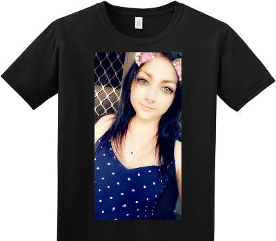 Custom Adult Soft Style 100% Cotton Black T-Shirt