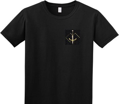 Custom Adult Soft Style 100% Cotton Black T-Shirt