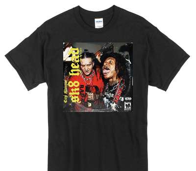 Custom Gildan 100% Cotton Black T-Shirt