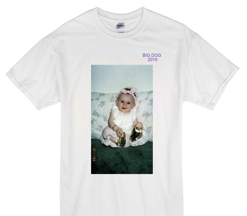 Custom Gildan 100% Cotton White T-Shirt