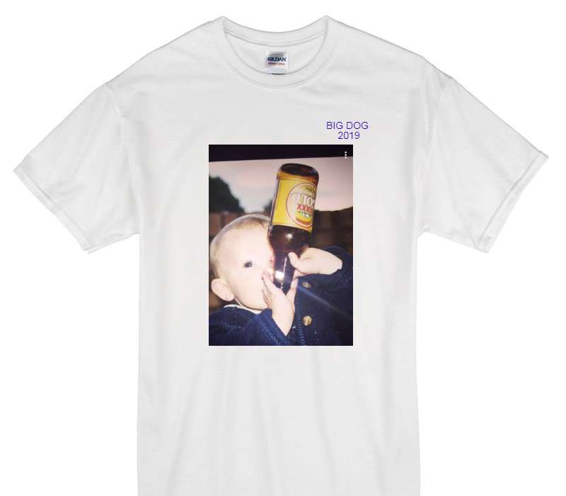 Custom Gildan 100% Cotton White T-Shirt