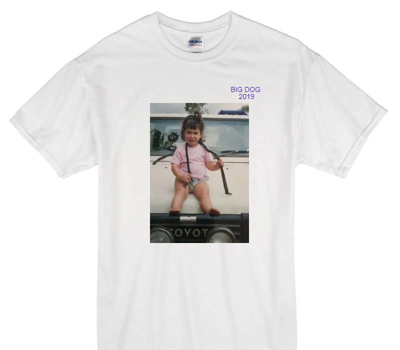 Custom Gildan 100% Cotton White T-Shirt