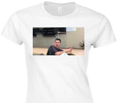 Custom Womens Soft Style 100% Cotton White T-Shirt