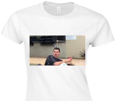 Custom Womens Soft Style 100% Cotton White T-Shirt