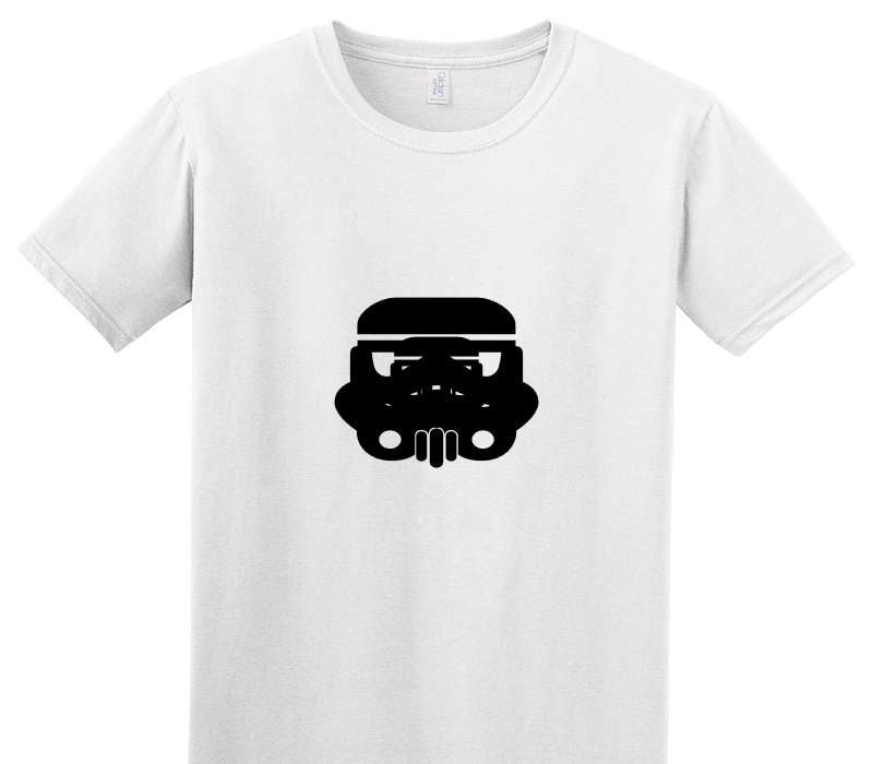 Custom Adult Soft Style 100% Cotton White T-Shirt