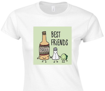 Custom Womens Soft Style 100% Cotton White T-Shirt