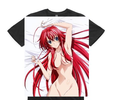 Custom AS Colour 100% Cotton Black T-Shirt