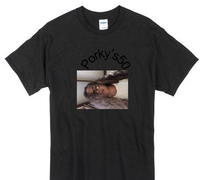 Custom Gildan 100% Cotton Black T-Shirt