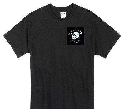Custom Gildan 100% Cotton Black T-Shirt