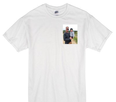 Custom Gildan 100% Cotton White T-Shirt