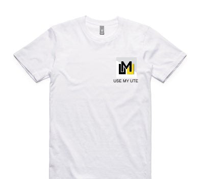 Custom AS Colour 100% Cotton White T-Shirt