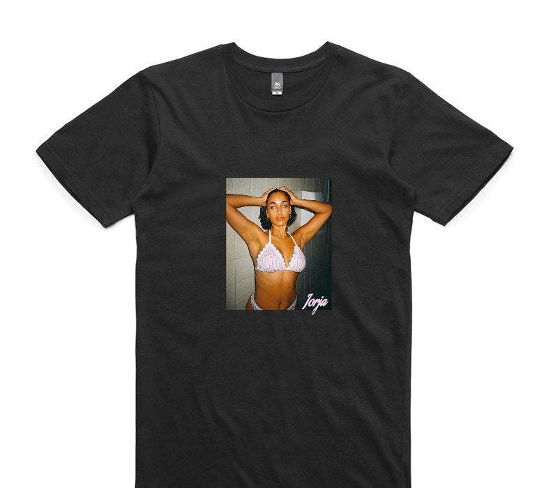 Custom AS Colour 100% Cotton Black T-Shirt