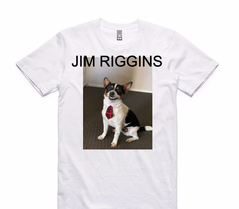 Custom AS Colour 100% Cotton White T-Shirt