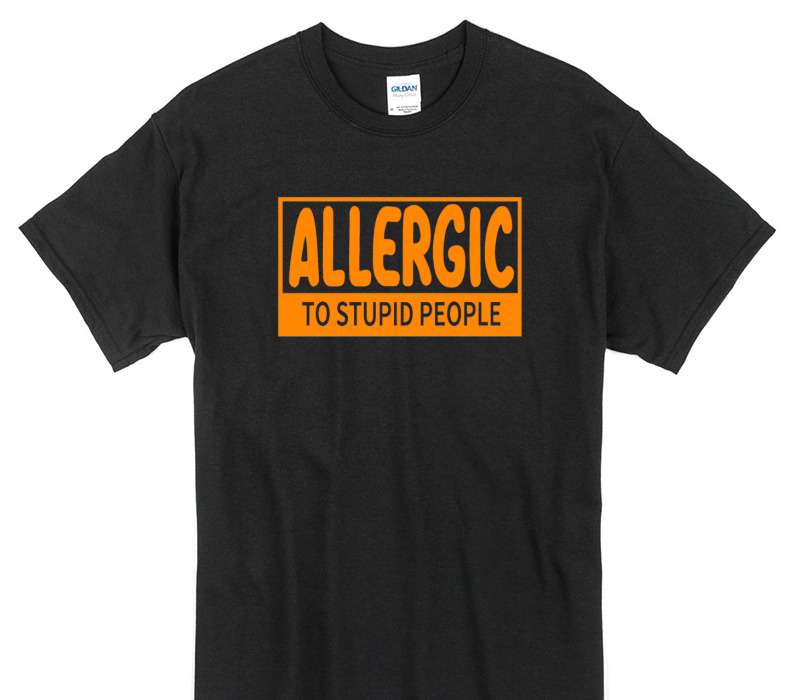 Custom Gildan 100% Cotton Black T-Shirt