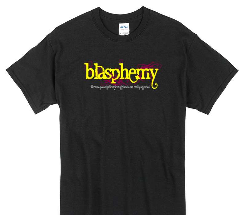 Custom Gildan 100% Cotton Black T-Shirt