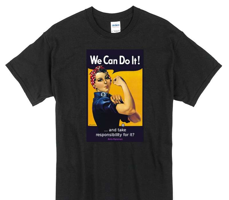 Custom Gildan 100% Cotton Black T-Shirt