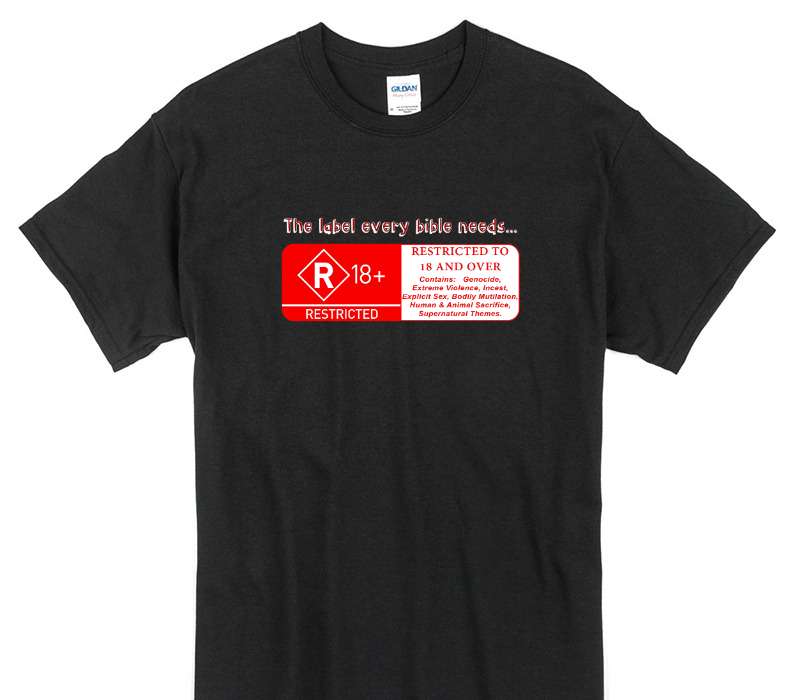 Custom Gildan 100% Cotton Black T-Shirt
