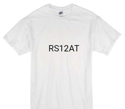Custom Gildan 100% Cotton White T-Shirt