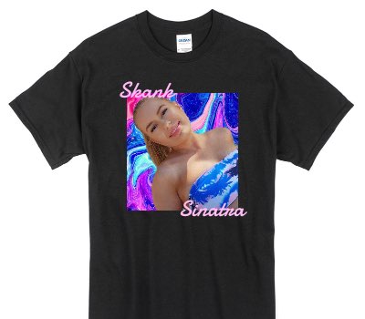 Custom Gildan 100% Cotton Black T-Shirt