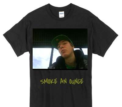 Custom Gildan 100% Cotton Black T-Shirt