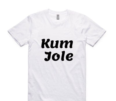 Custom AS Colour 100% Cotton White T-Shirt