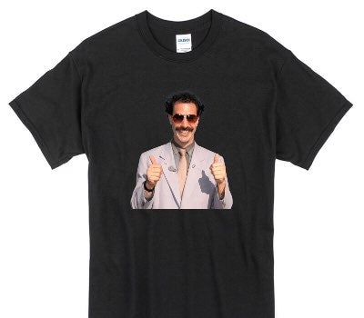 Custom Gildan 100% Cotton Black T-Shirt