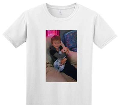 Custom Adult Soft Style 100% Cotton White T-Shirt