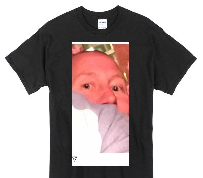 Custom Gildan 100% Cotton Black T-Shirt