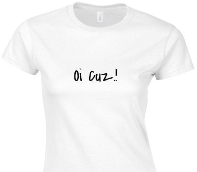 Custom Womens Soft Style 100% Cotton White T-Shirt