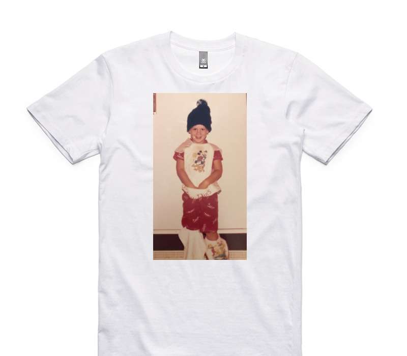 Custom AS Colour 100% Cotton White T-Shirt