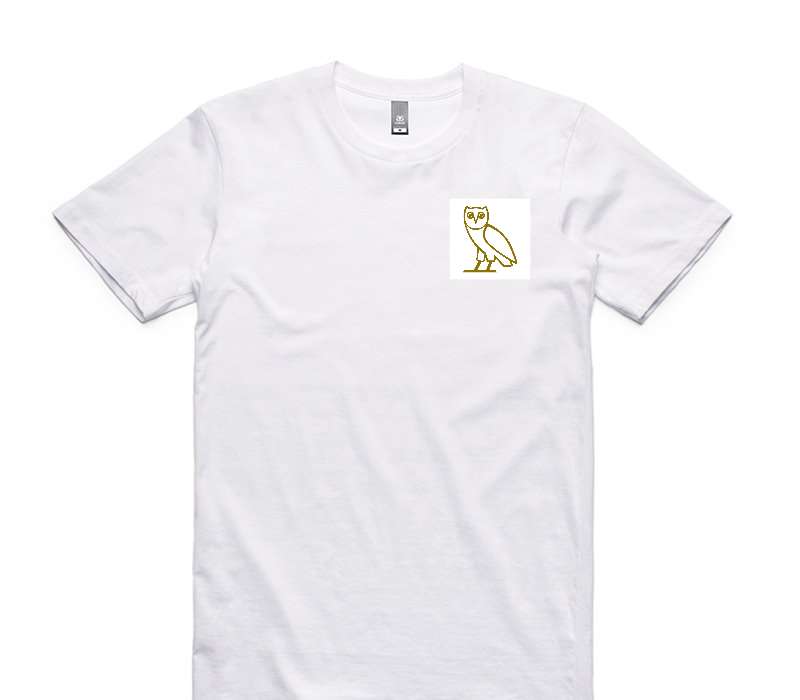 Custom AS Colour 100% Cotton White T-Shirt
