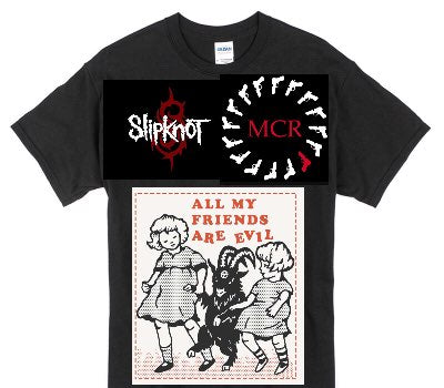 Custom Gildan 100% Cotton Black T-Shirt