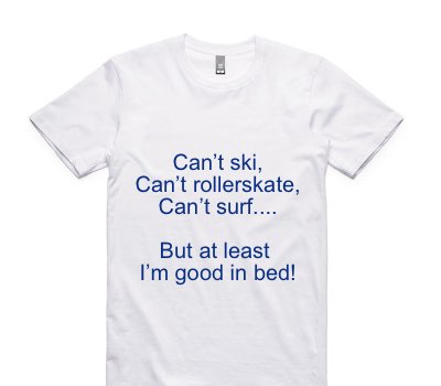 Custom AS Colour 100% Cotton White T-Shirt
