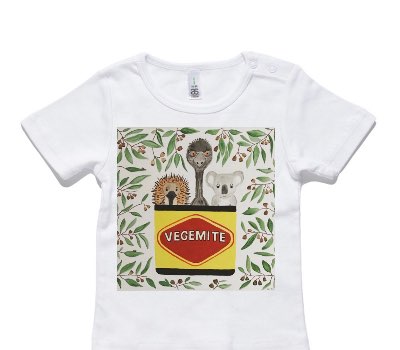 Custom AS Colour White Baby T-Shirt