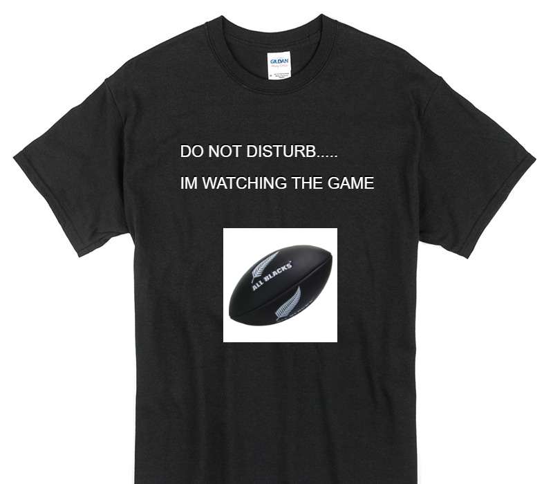 Custom Gildan 100% Cotton Black T-Shirt