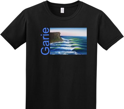 Custom Adult Soft Style 100% Cotton Black T-Shirt