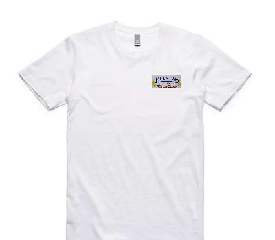 Custom AS Colour 100% Cotton White T-Shirt