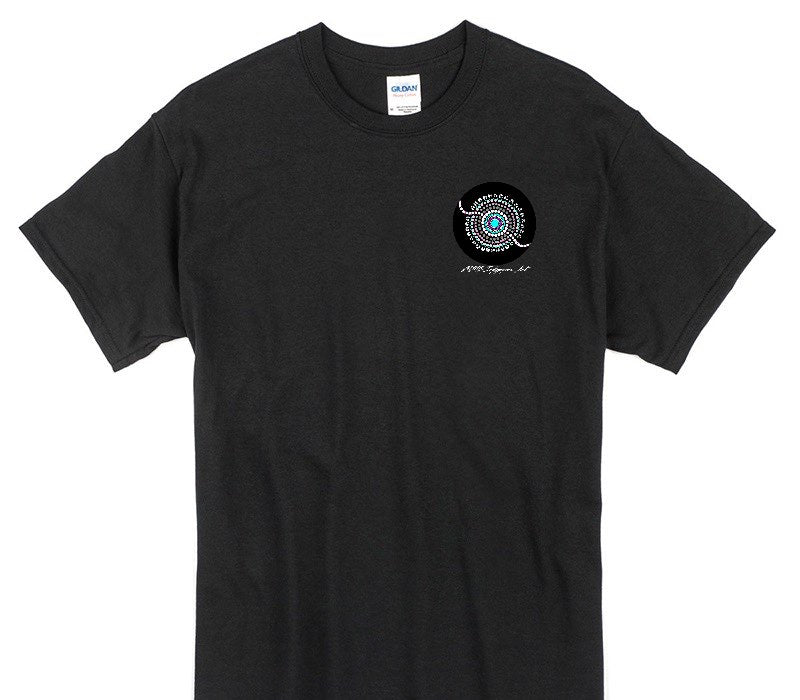 Custom Gildan 100% Cotton Black T-Shirt